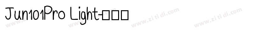Jun101Pro Light字体转换